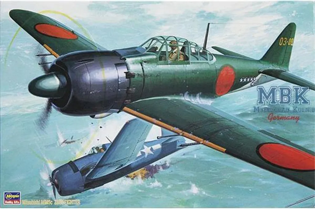 Maquette Zero Fighter Hasegawa HAS08054 : Assemblage Facile et Précis