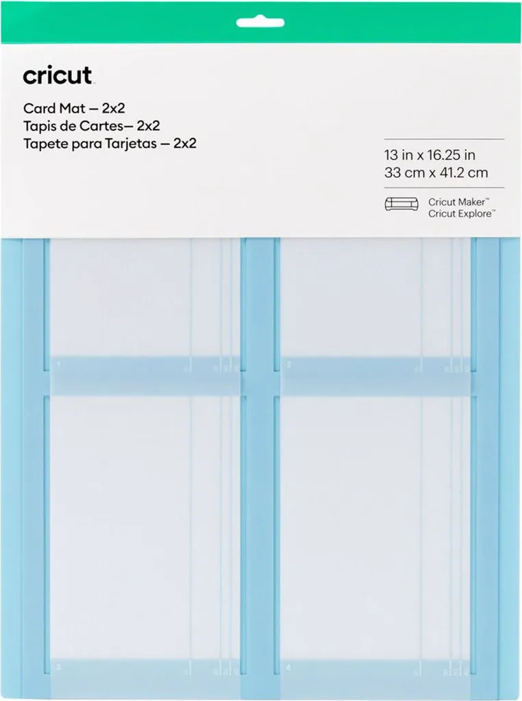 Cricut Card Mat Tapis de Découpe Bleu 2009488 pour Cartes Personnalisées