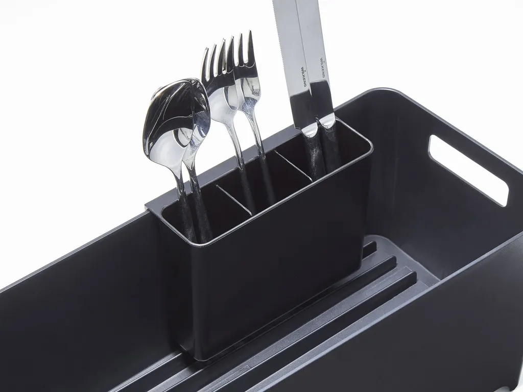 Scolapiatti Slim Yamazaki Tower Nero 55cm - Estetica e Funzionalità - 4