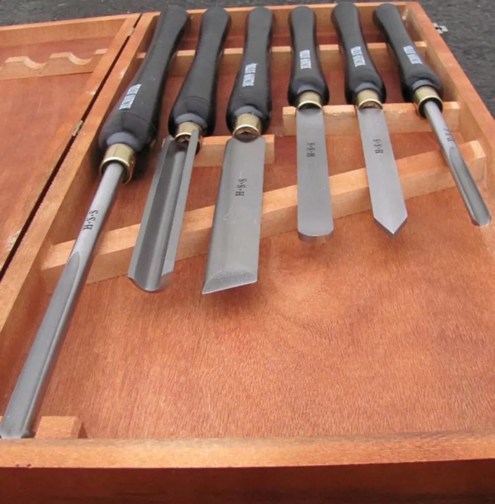 Coffret de gouges de tournage sur bois HSS pour tourneur exigeant