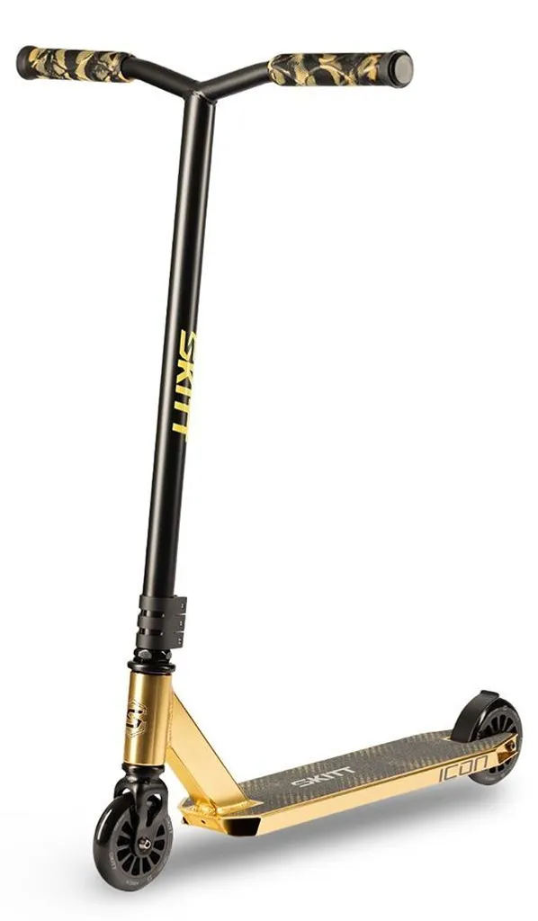 Trottinette freestyle de compétition SKITT ICON Gold pour le Skatepark