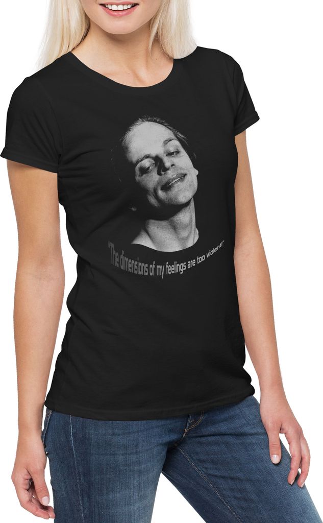 Urban Backwoods The Dimensions Of My Feelings Too Violent, Damen T-Shirt, Farbe: Schwarz, Größe: 3XL