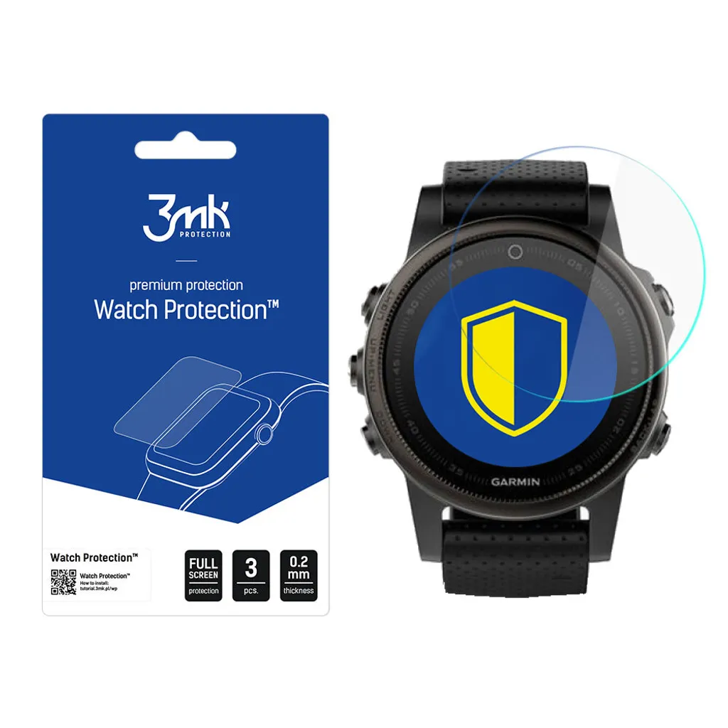 Vetro Ibrido 3mk FlexibleGlass Garmin Fenix 5S 42mm - Sottile 0.2mm