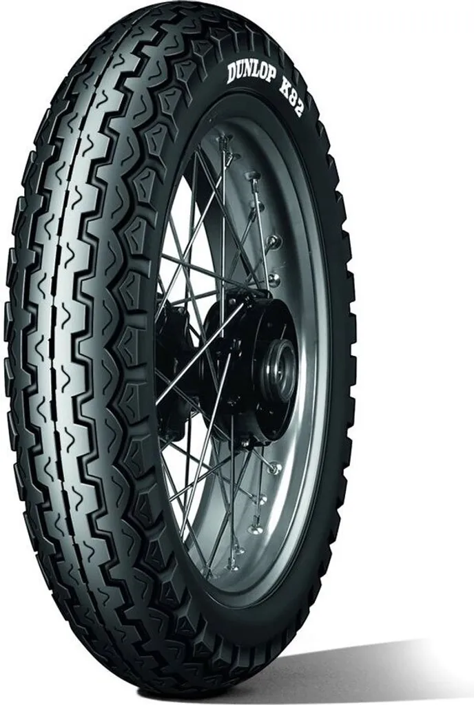 Pneu moto Dunlop K82 3.25-18 52S pour balades et trajets quotidiens