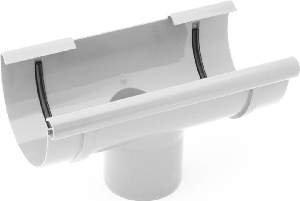 Kunststoffkessel Ø 100/90 mm, Weiß RAL 9010