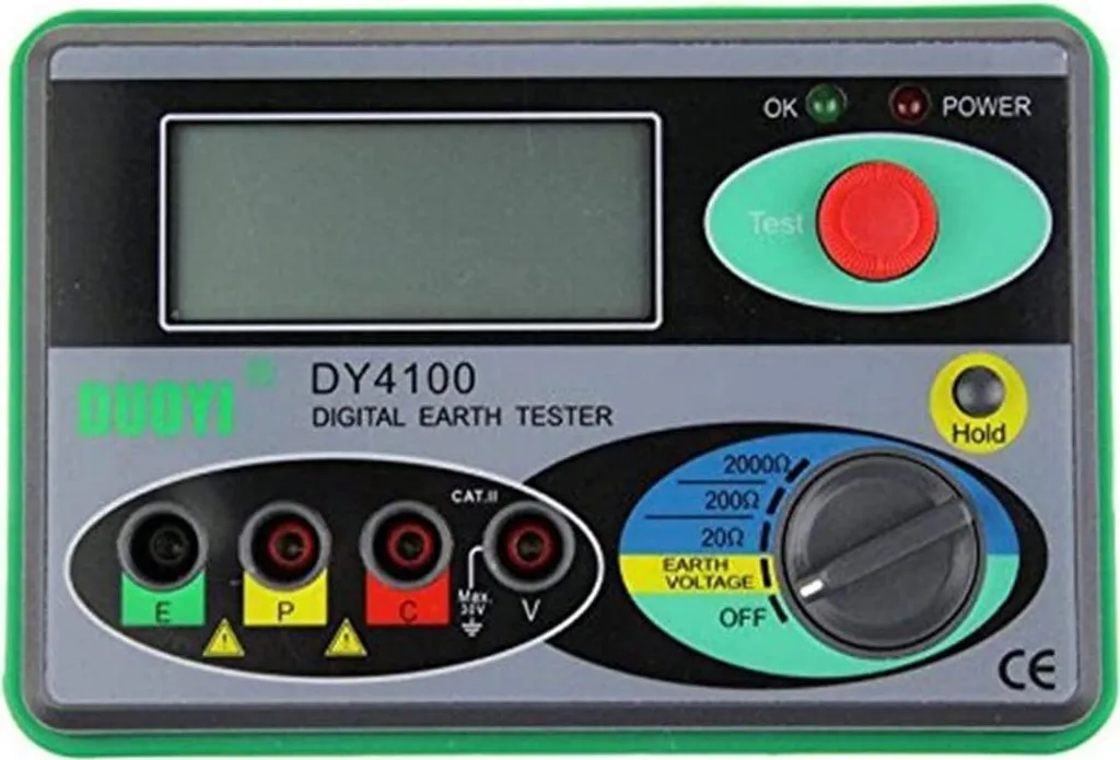 DY4100 Testeur de Résistance de Terre Numérique Haute Précision 2000Ω