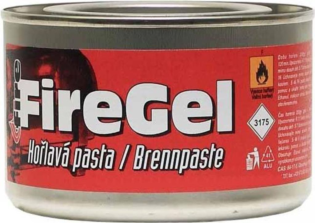 Horľavá pasta FIREGEL 200g Obrázok produktu 