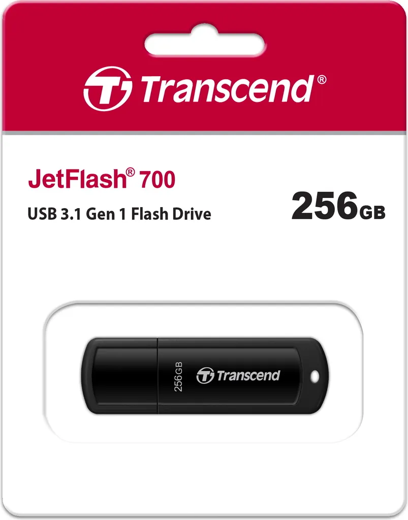 Transcend JetFlash 700 Clé USB 256 Go USB 3.1 Transfert Ultra Rapide - 4