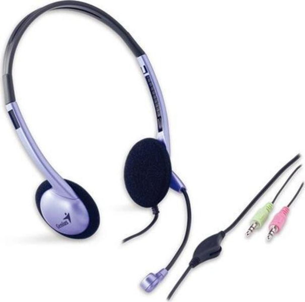 Genius Computer Technology HS-02B Stereo Headset, Kabel, Obrázek produktu 