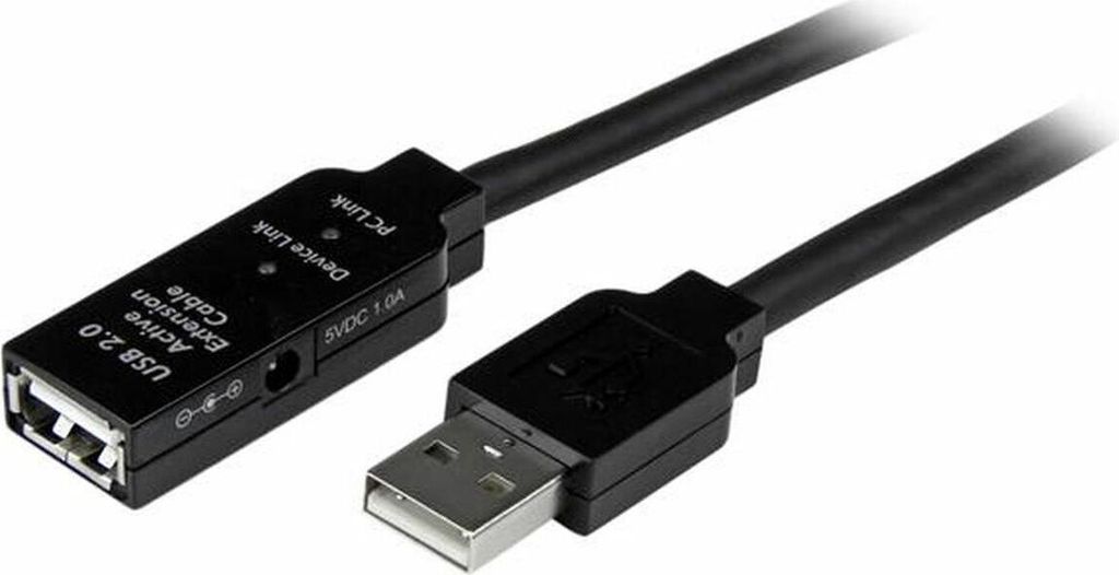 Kabel USB Startech USB2AAEXT5M Czarny Zdjęcie produktu 
