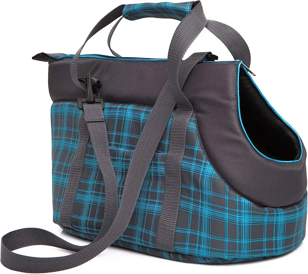 Panier de transport pour petit chien souple et confortable à poignée