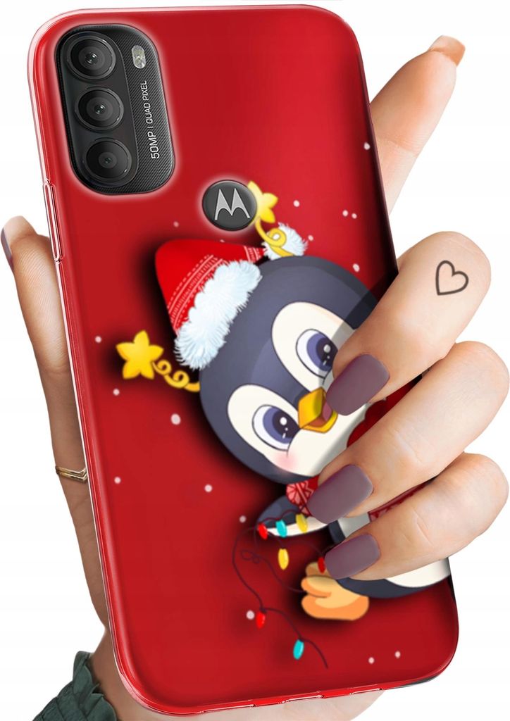BEDRUCKTE HÜLLEN für MOTOROLA MOTO G71 5G HANDYHÜLLEN HANDY SCHUTZ HÜLLE CASE SILIKON MUSTER WEIHNACHTEN SANTA CLAUS CHRISTMAS