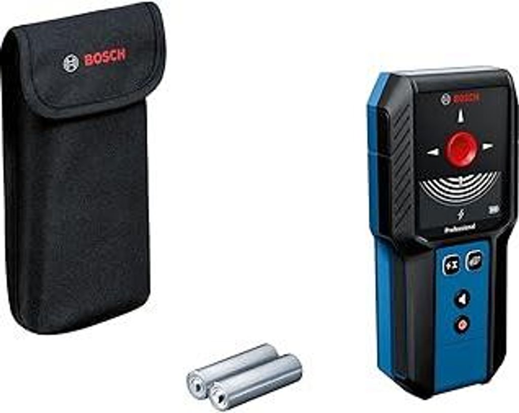 Bosch Professional Ortungsgerät GMS 120-27 (2xAA Batterien, max. Detektionstiefe Nicht-magnetisches Metall/magnetisches Metall/Spannungsführende ...