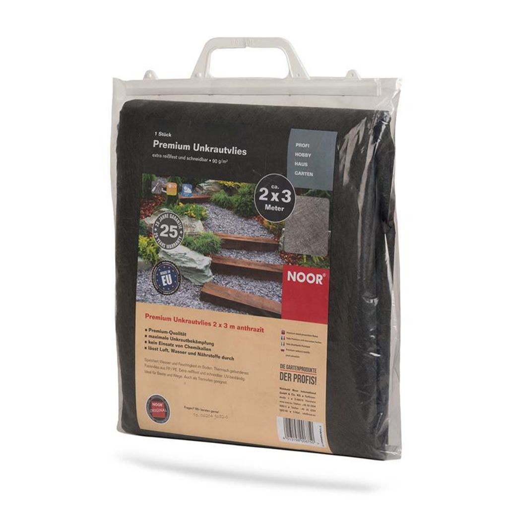 Premium Unkrautvlies dunkelgrau 90 g/m²