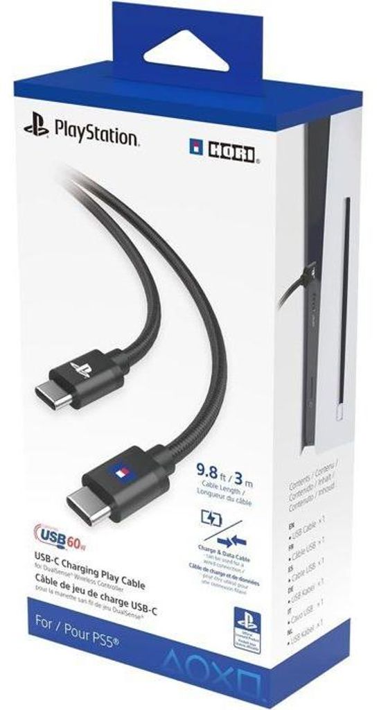 Hori SPF-041E, 3 m, USB C, USB C, Čierna Obrázok produktu 