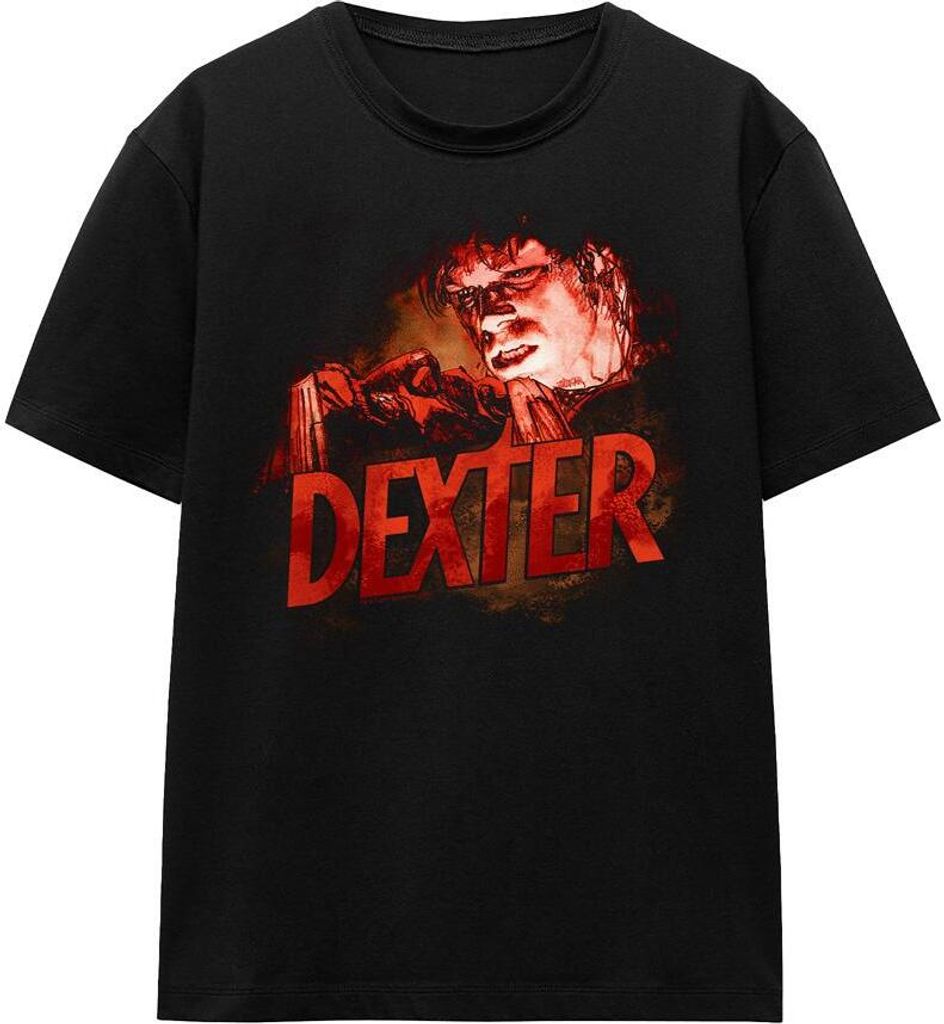 Dexter - T-Shirt für Herren/Damen Uni TV15619 (M) (Schwarz)