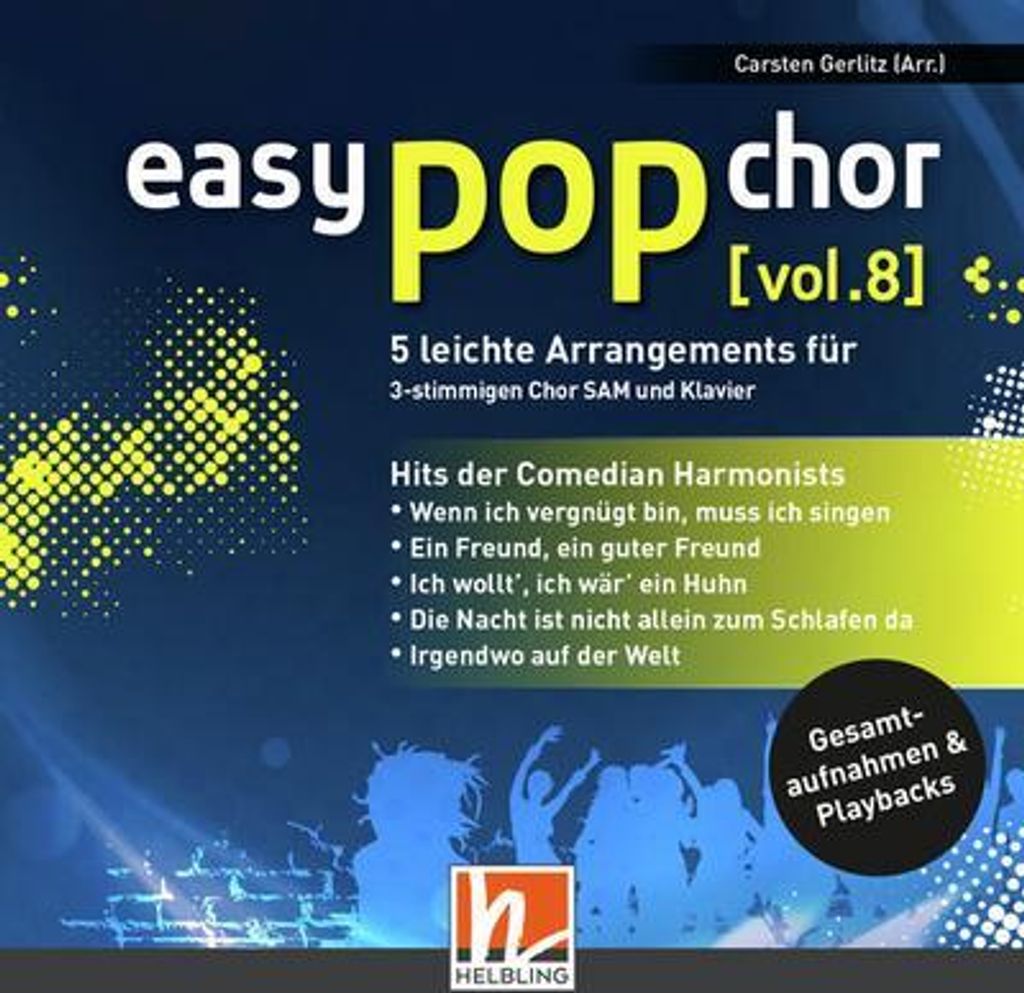 easy pop chor. Vol.8, 1 Audio-CD
