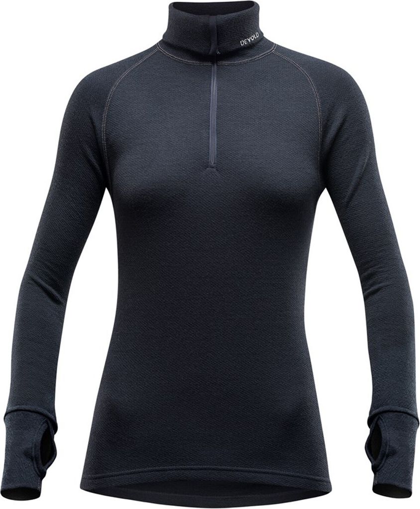 Devold Expedition Frau Zip Neck Kleidung Größe: L / Farbe: schwarz
