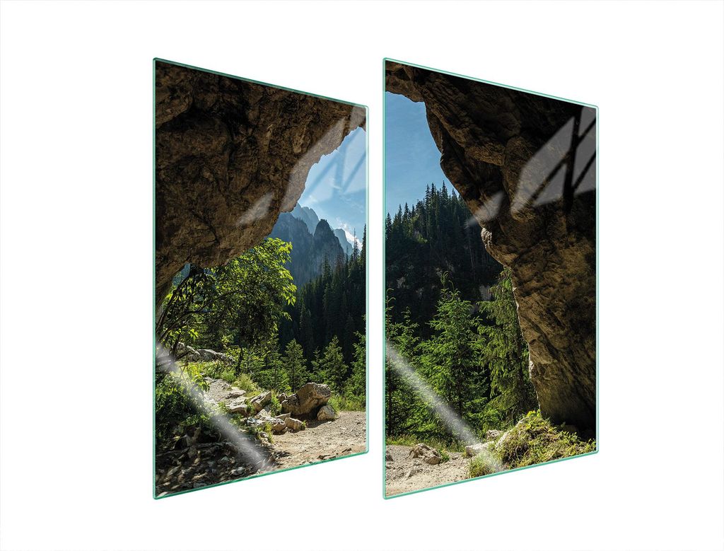 Glasschutzplatte Für Küche 2X35X52 Tree