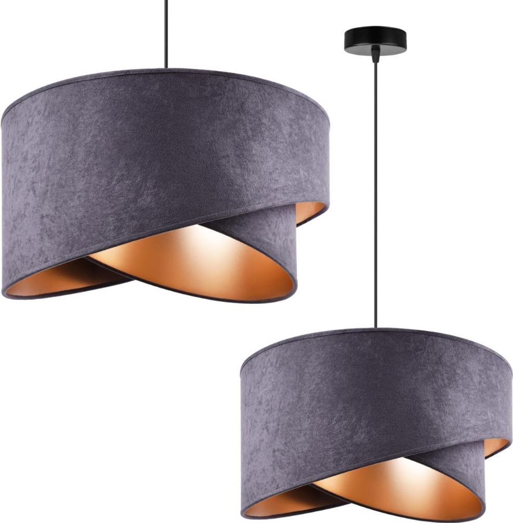Glamour Hängelampe mit Lampenschirm – Elegante Deckenlampe Kronleuchter für stilvolle Innenräume