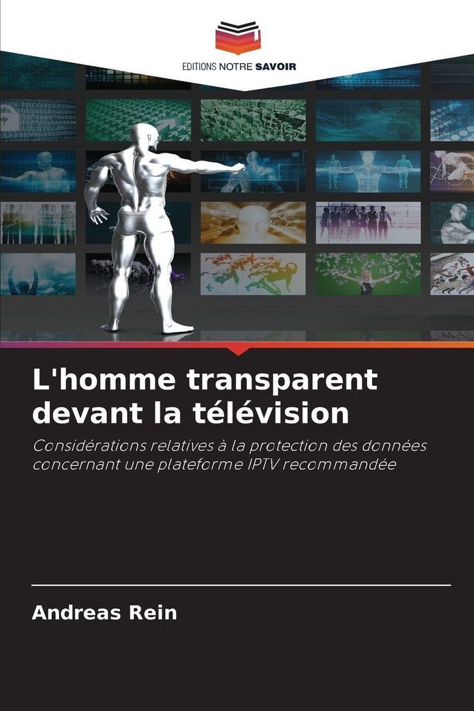 L'homme transparent devant la télévision