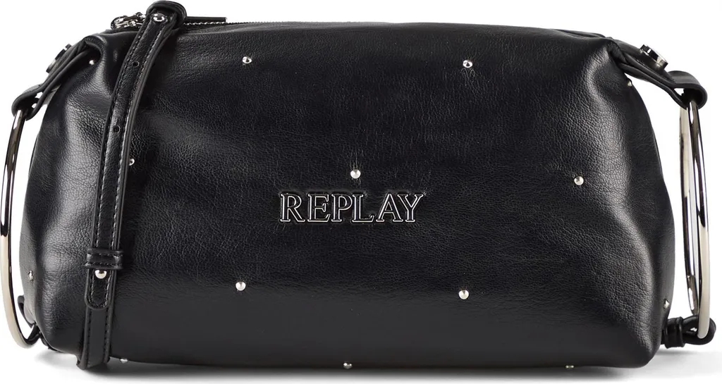 Borsa Replay 27 cm Nera - Resistente all'uso Quotidiano