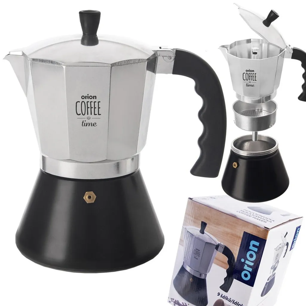 Cafetière Espresso Orion 450 ml avec Poignée Ergonomique et Bec