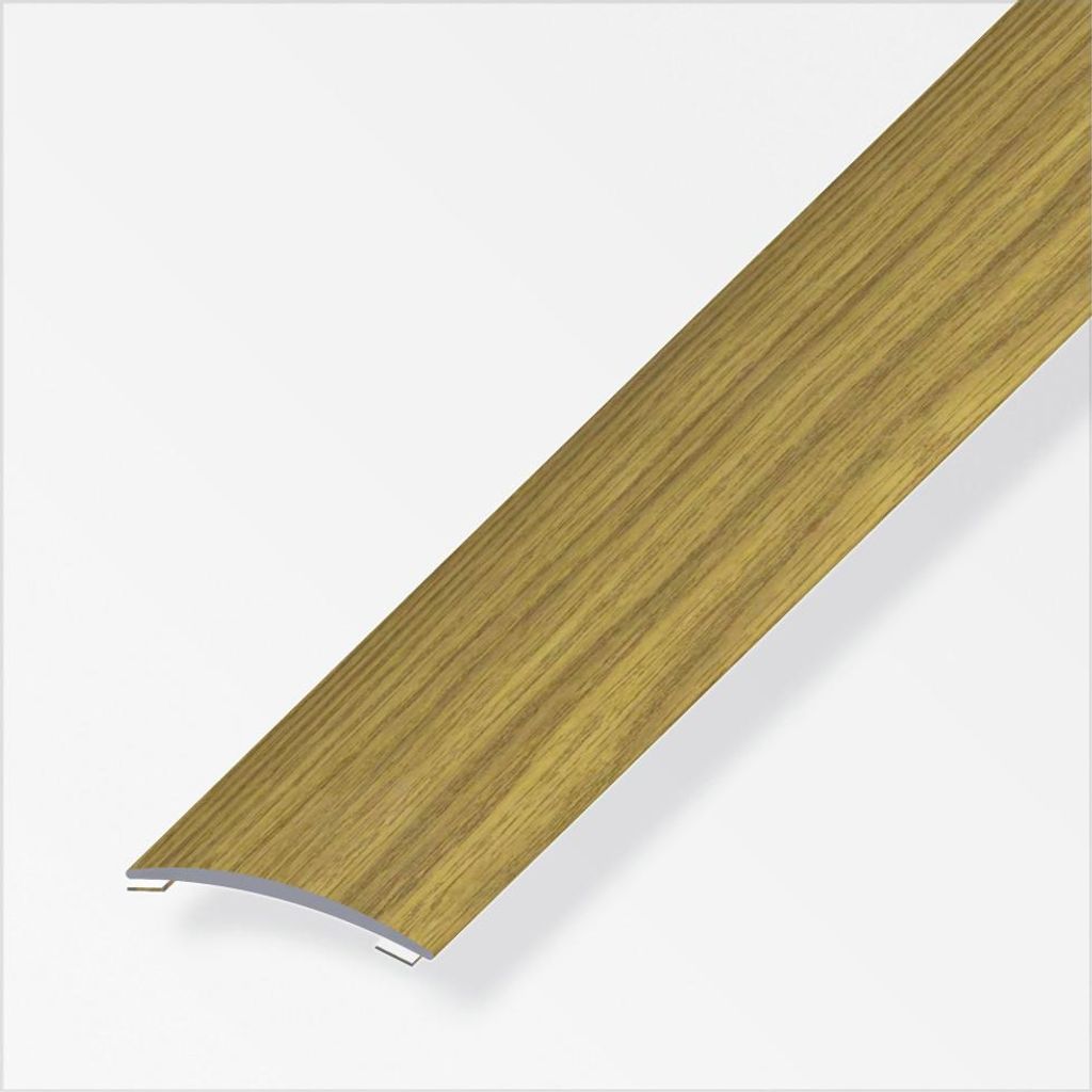 alfer Übergangsprofil 1 m, 40 x 5 mm Alu beschichtet sublimiert eiche