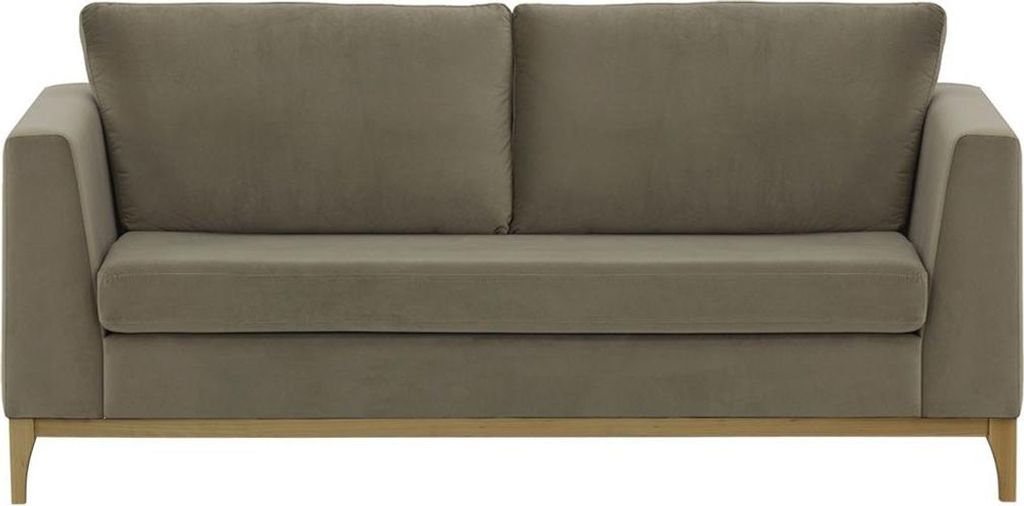2,5-Personen-Sofa Gosena Wood-Velluto 17-wax black