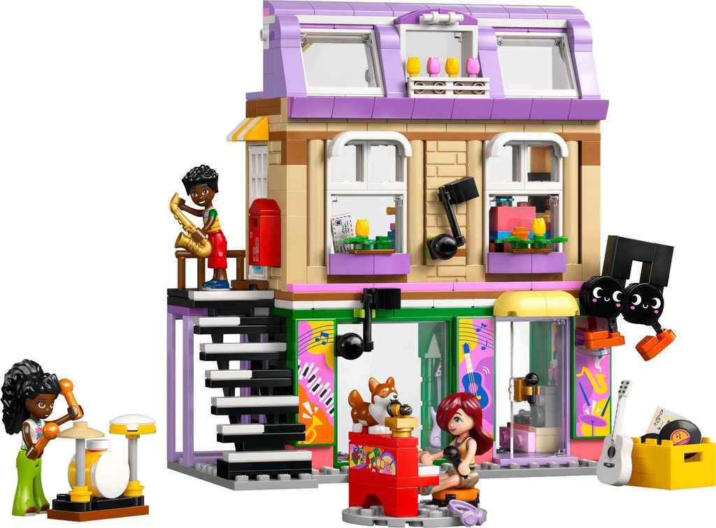 LEGO® Friends 42653 Musikladen & Wohnung Produktbild 