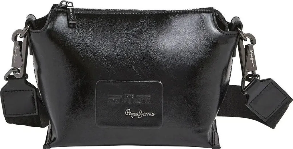 Sac bandoulière noir Pepe Jeans Edith idéal pour sorties et soirées chic