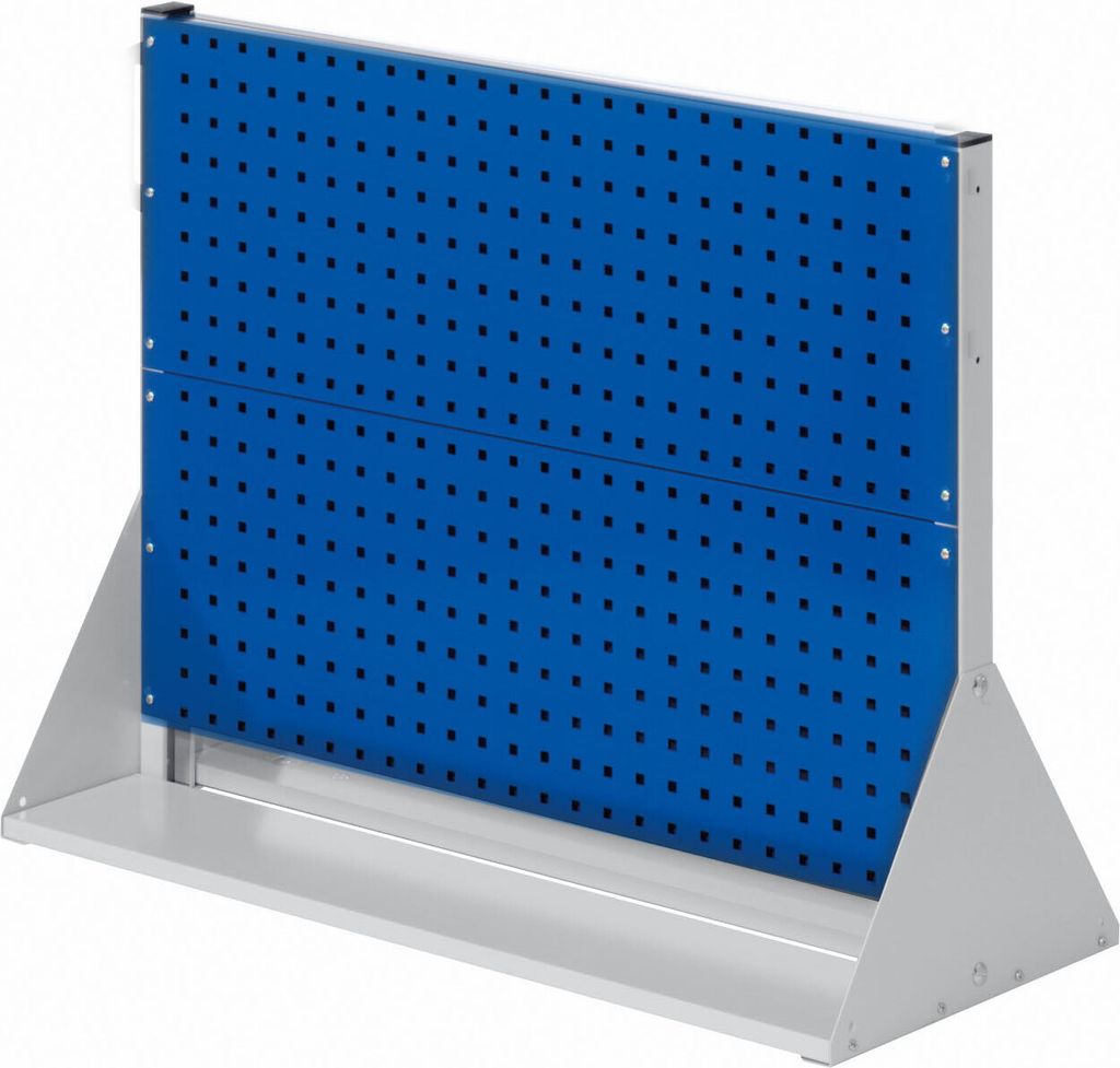 Kappes RasterPlan Stellwände doppelseitig Größe #2 - 4x Lochplatten Enzianblau RAL 5010