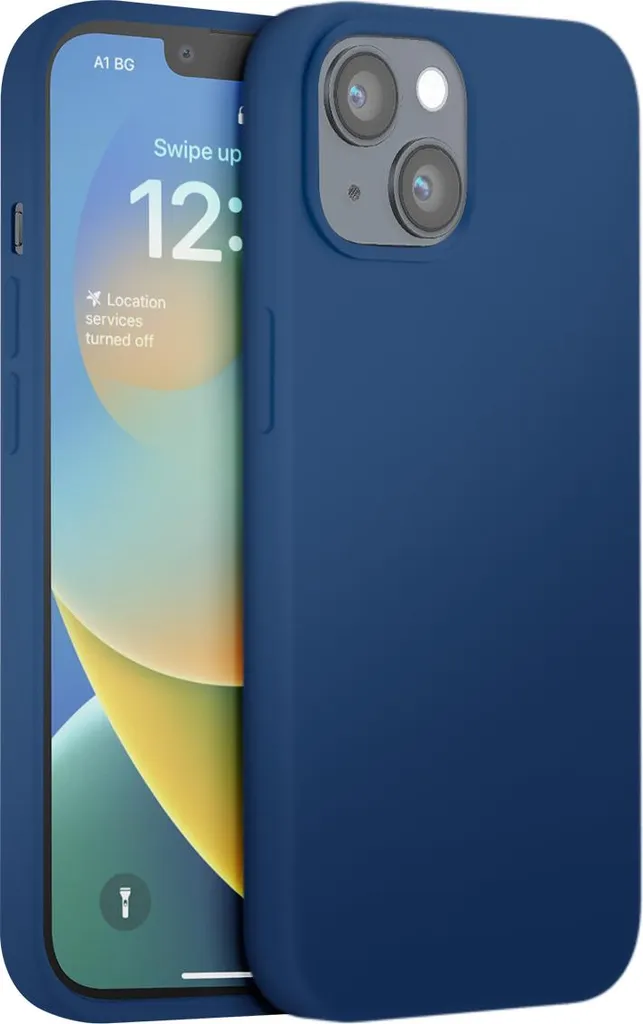 Custodia per iPhone 14 Moxie Blu Navy | Morbida e Sicura