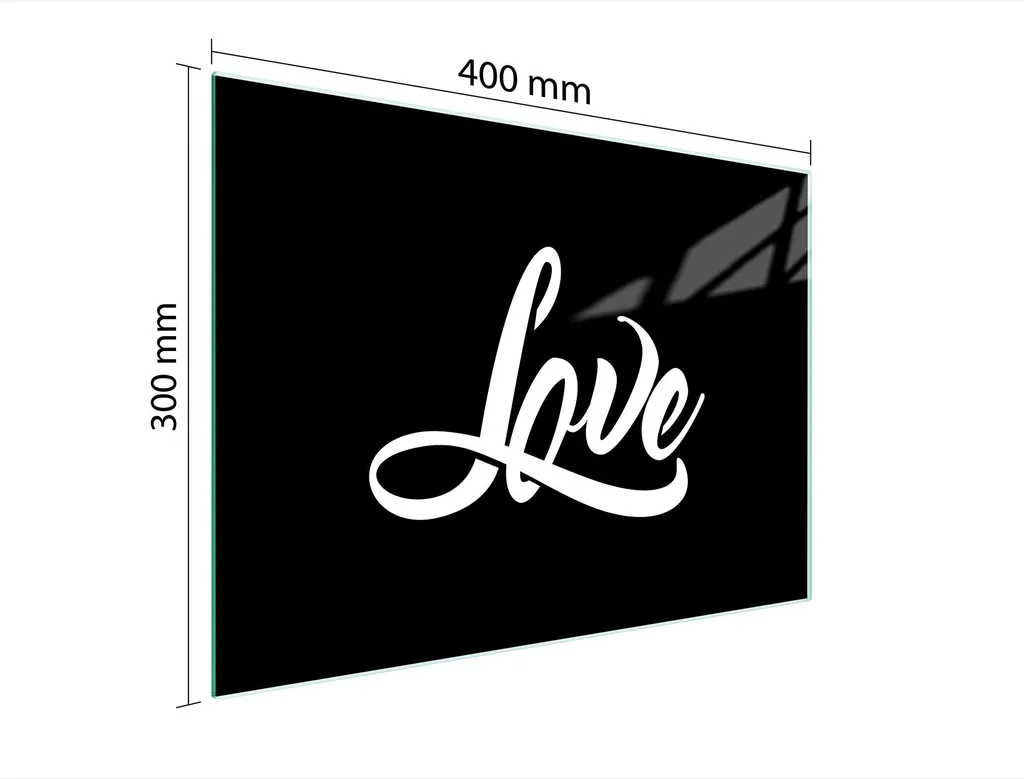 Tagliere In Vetro Temperato Trasparente, 40x30 Cm, Superficie Igienica E Resistente