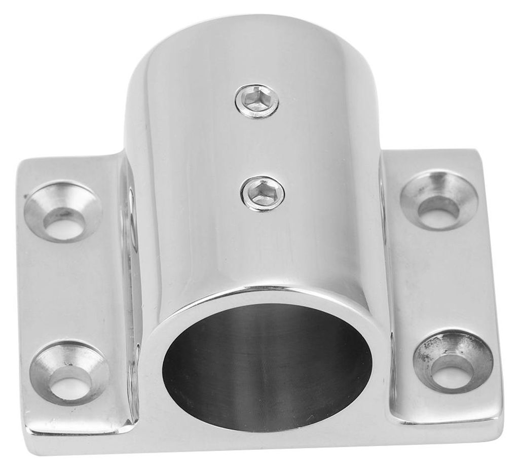 Zubehör für Marine-Armlehnen aus Edelstahl 316, rechteckige 90-Grad-Rohrbasismontage-Hardware