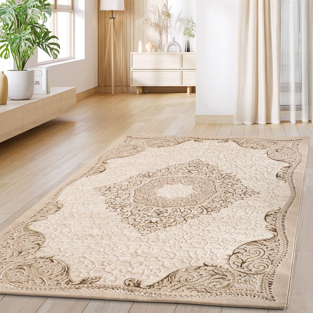 TT Home Wohnzimmer Teppich Esszimmer Vintage Orient Produktbild 