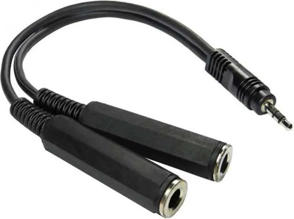 Cavo Splitter keepdrum YC006 | Adattatore Audio da 3.5 a 6.35mm