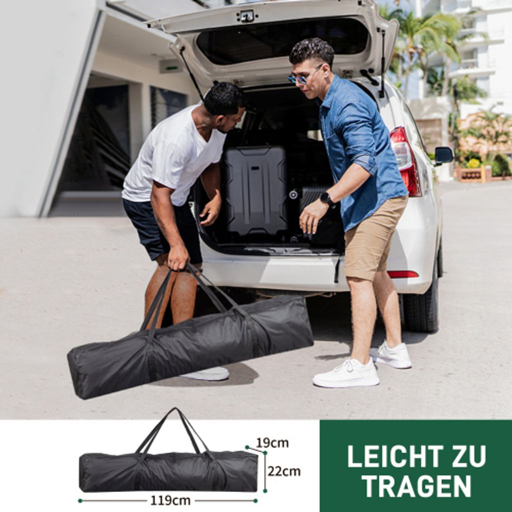 FCH 3x3m Pop Up Pavillion Gartenzelt Gartenpavillon Produktbild 5
