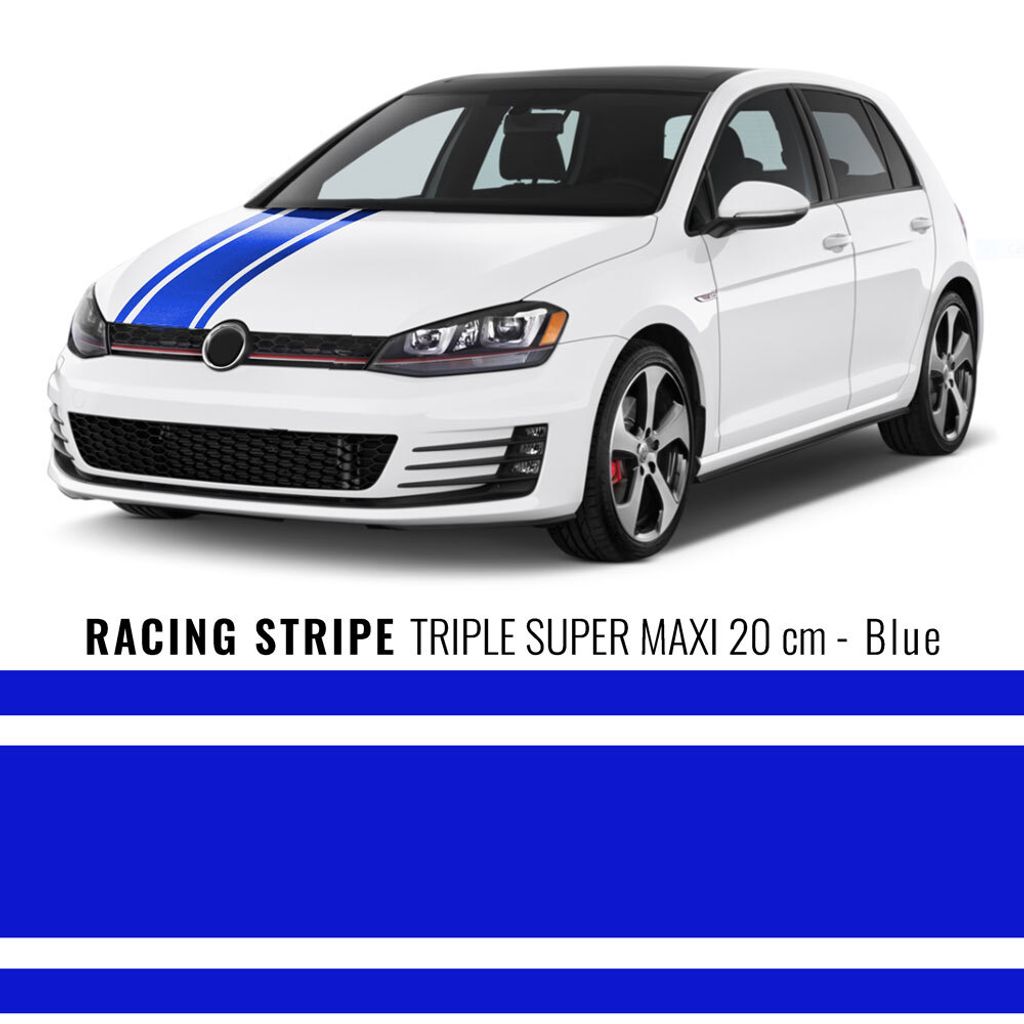 Stripes Klebestreifen für Auto Blau 3F 200 mm x 5 mt