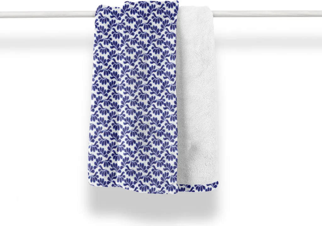 Idea Regalo Coperta ABAKUHAUS Blu Persiano 125x175 cm Morbido Pile