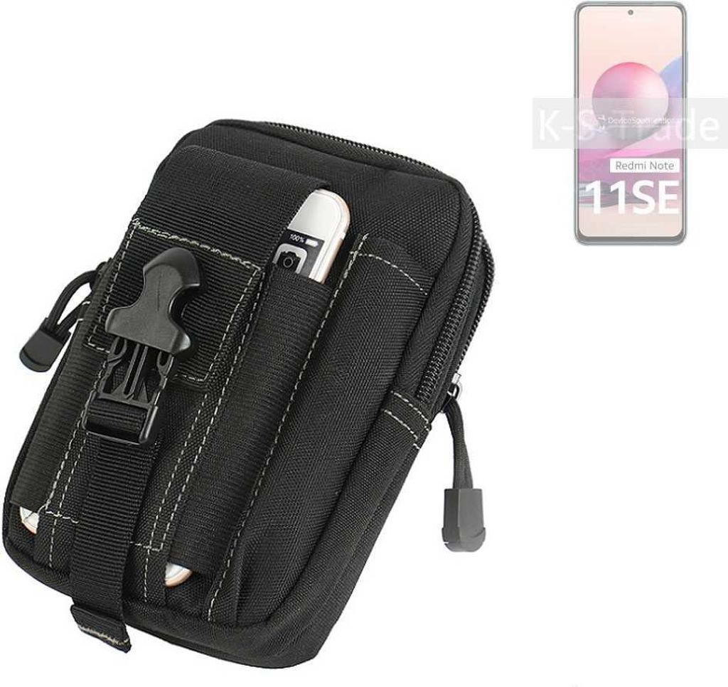 K-S-Trade Gürtel Tasche kompatibel mit Xiaomi Redmi Note 11SE India Gürteltasche Holster Schutz Hülle Handy Hülle Smartphone outdoor Handy-Hülle