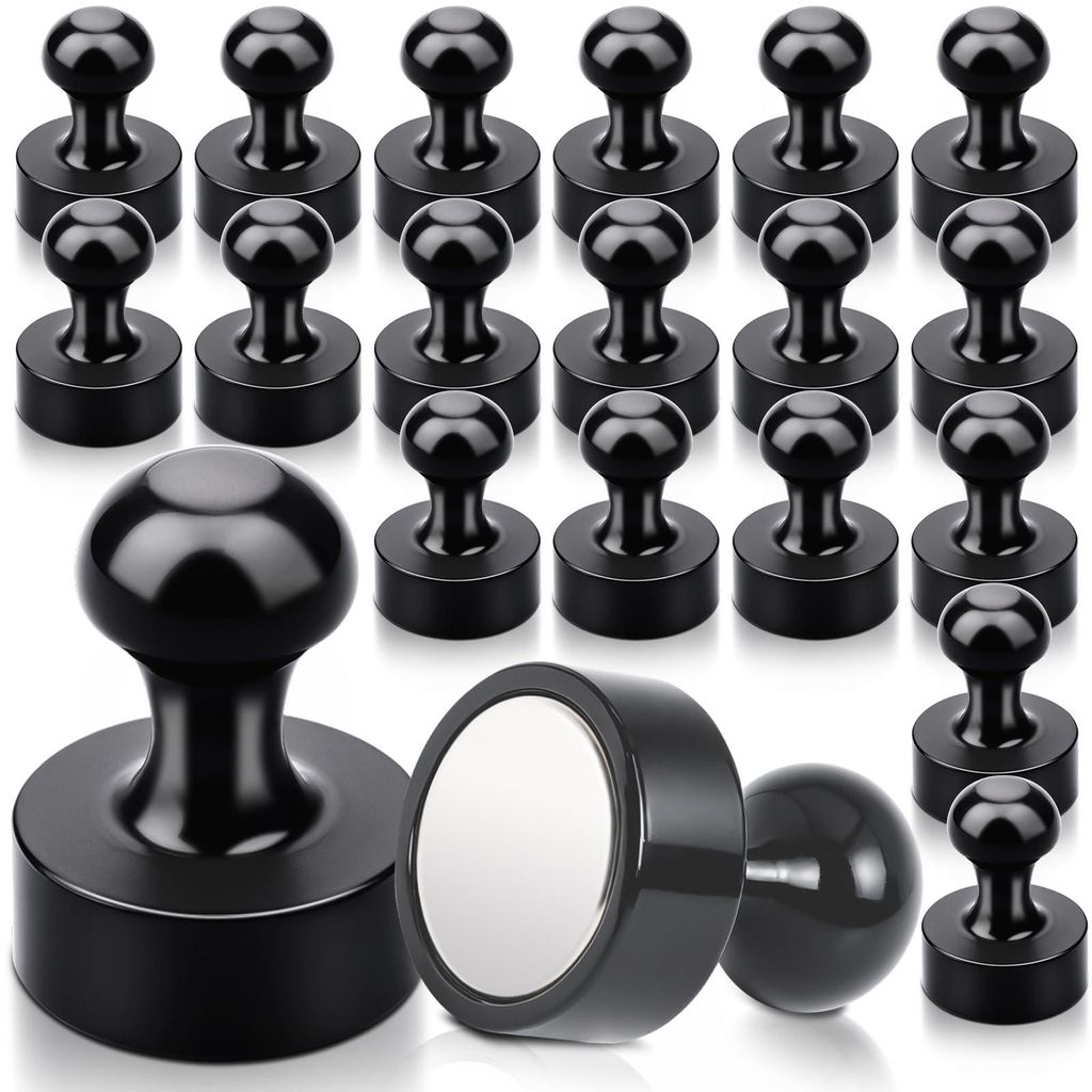 20 extra starke Neodym-Magnete, 12 x 16 mm, starke Mini-Magnete für Magnettafeln, starke kleine Magnete für Pinnwände, Whiteboards, Kühlschrän...