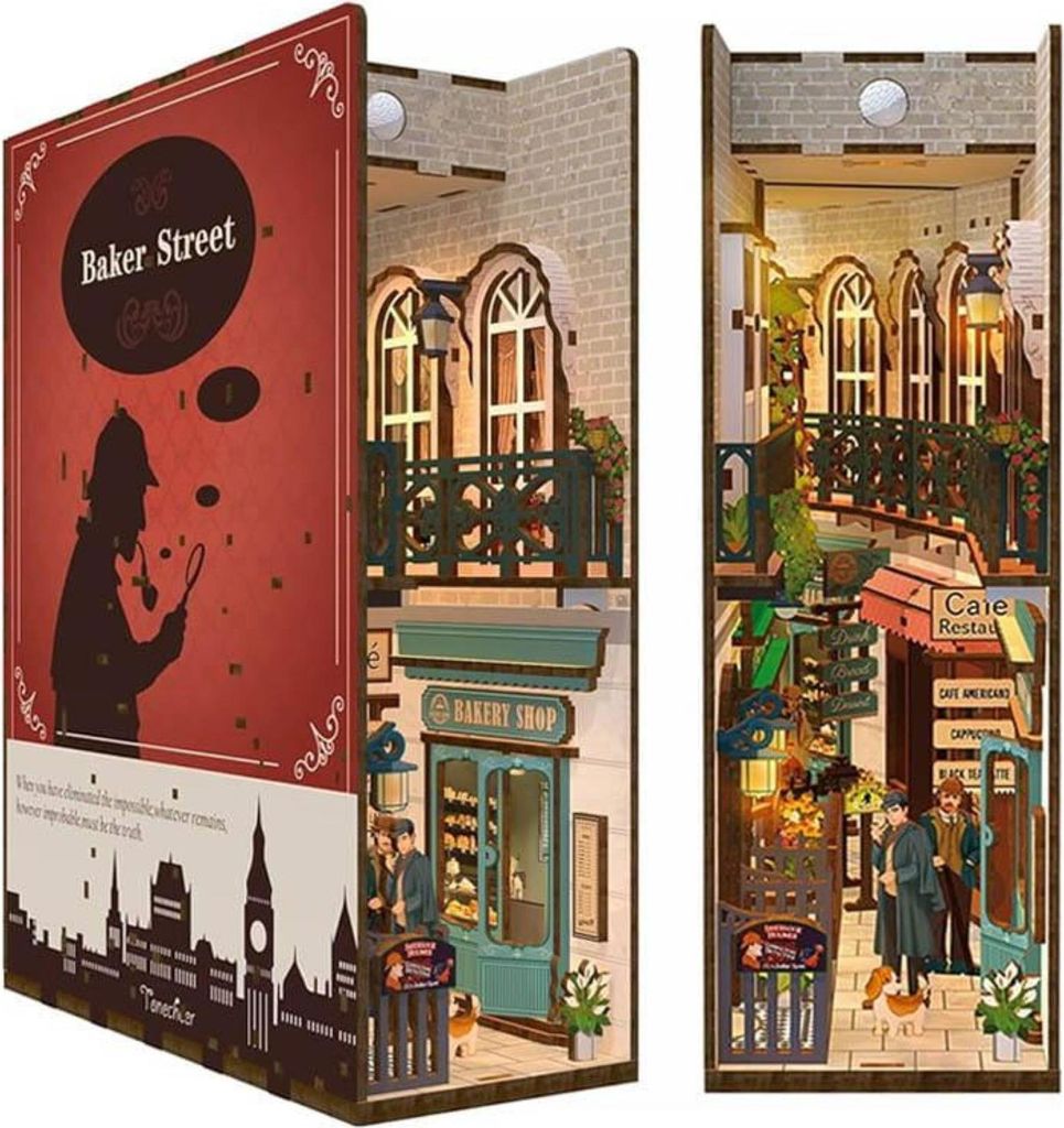 Habarri | DIY Book Nook - Sherlock Holmes - Puzzle 3D - Produktbild 