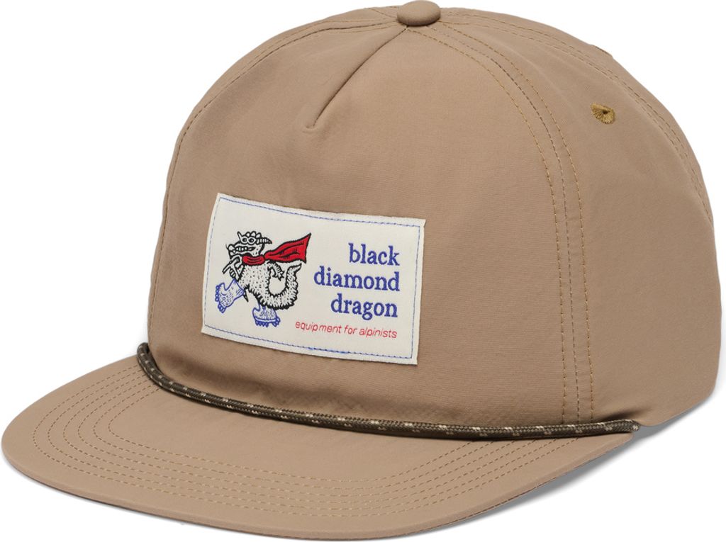 Synthetic Rope Hat, 9341 Mushroom-White Dragon Patch, One Size, Black Diamond