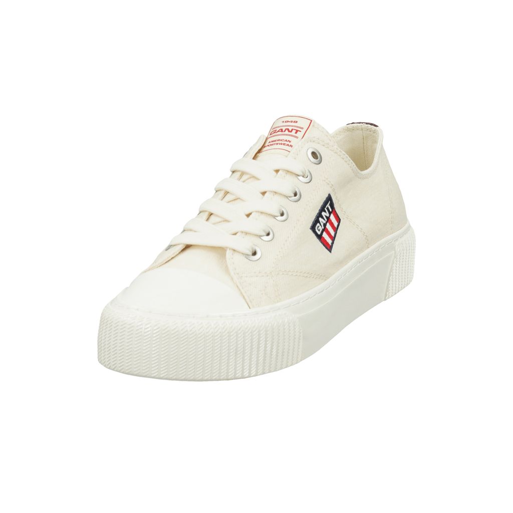 Gant Nautilana - Creme Segeltuch Größe: 37 Normal