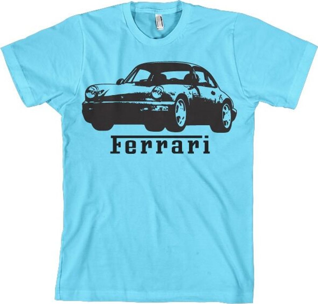 Ferrari 911 T-Shirt - Medium - Skyblue