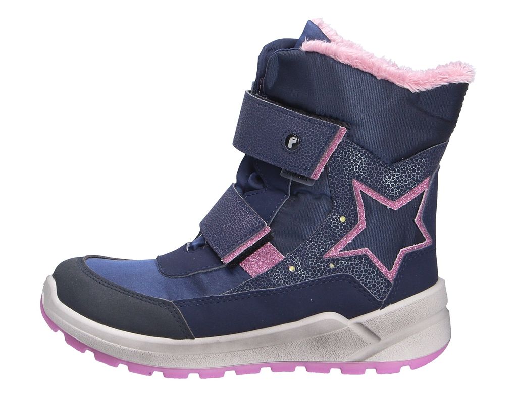 RICOSTA Mädchen Stiefel FELI - Wasserdichte Kinder Boots Mittelweite