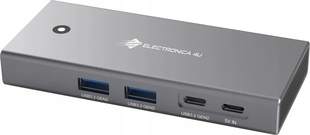 Custodia Esterna M.2 mSATA a USB C 4 in 1 - Hub Dati Alta Velocità