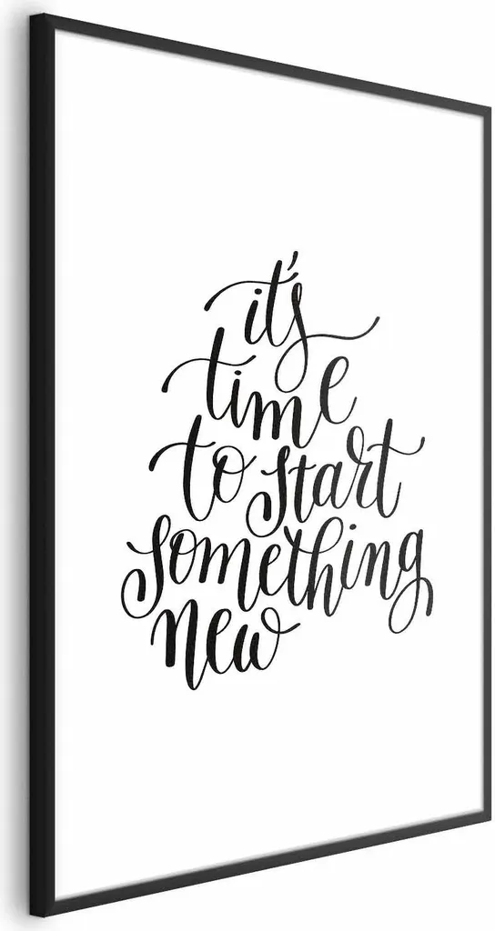 Quadro Something New 40x60 Cornice Nera Minimal - Arredo Casa Moderno