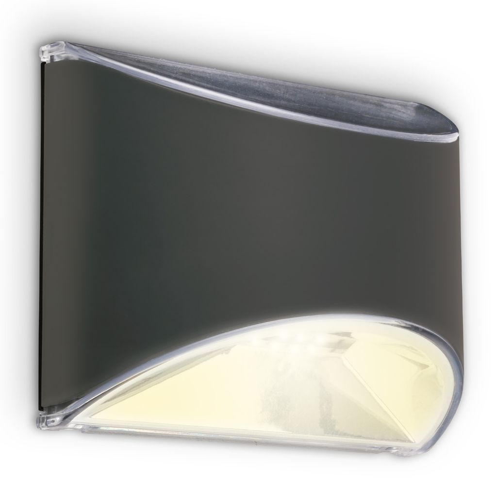 Applique murale solaire LED 100x80x50mm rectangulaire 4xLED Image du produit 